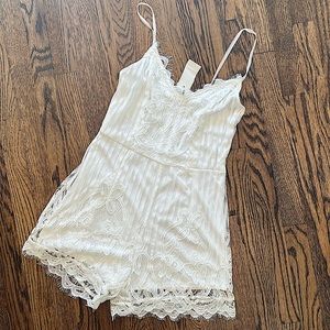NWT Charlotte Russe lacy romper